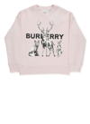 BURBERRY SWEATSHIRT WITH LOGO AND EMBROIDERIES