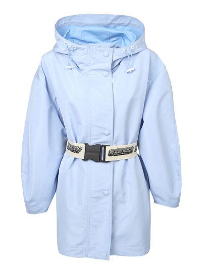 STELLA MCCARTNEY BELTED HOODED JACKET