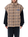 LIBERAL YOUTH MINISTRY CHECK PATTERN PADDED VEST