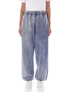 Aries No Problemo Print Track Pants In Acid Wash