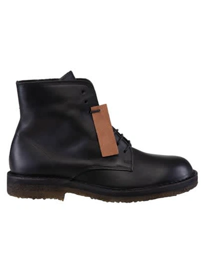 Dondup Black Leather Boots