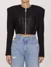 DOLCE & GABBANA CROPPED BUSTIER JACKET