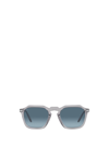 Persol Po3292s Transparent Grey Sunglasses In Transparent Grey