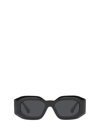 Versace Womens Black Ve4425u Maxi Medusa Biggie Oval-frame Nylon Sunglasses In Black