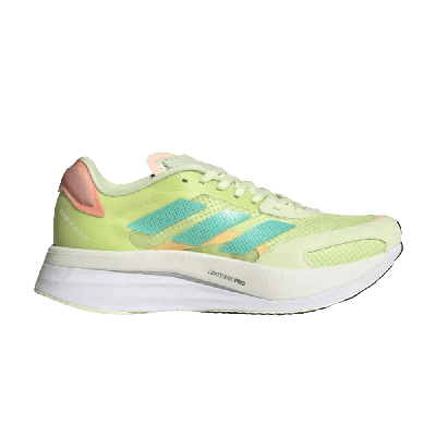 Pre-owned Adidas Originals Wmns Adizero Boston 10 'almost Lime Mint Rush' In Green
