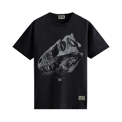 Pre-owned Kith For Amnh T-rex Vintage Tee 'black'