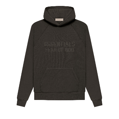 Pre-owned Essentials Fear Of God  Hoodie 'off Black'