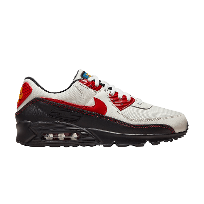 Pre-owned Nike Air Max 90 Se 'sail University Red' In White