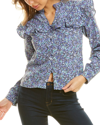 CELINA MOON RUFFLE BLOUSE