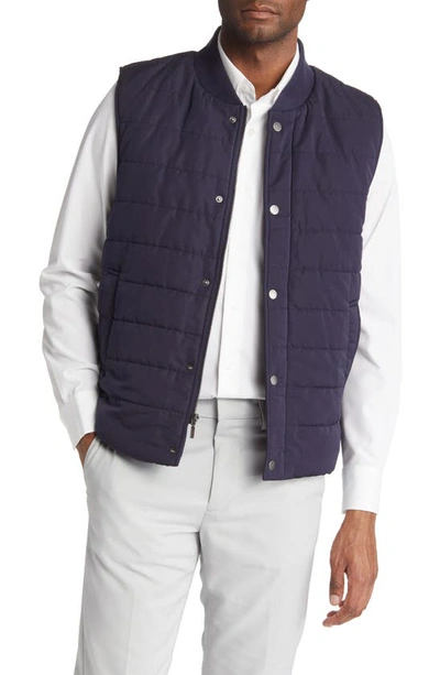 NORDSTROM SHOP QUILTED PUFFER VEST 