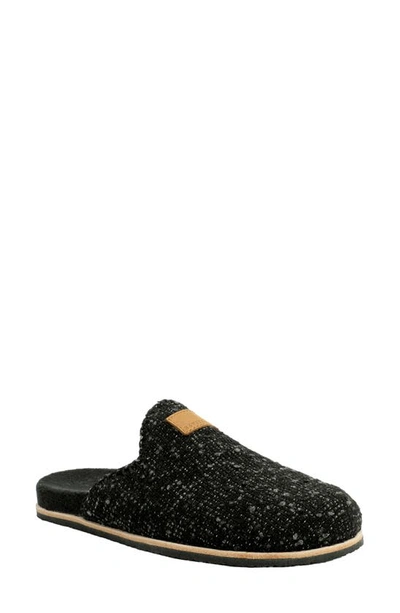 Revitalign Alder Faux Shearling Orthotic Slipper In Black