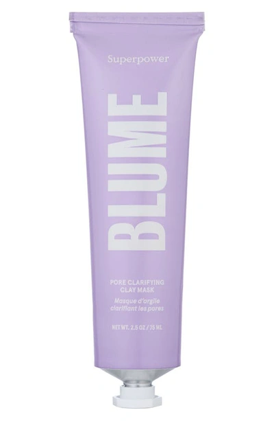 Blume Superpower Pore Clarifying Clay Mask In Lilac