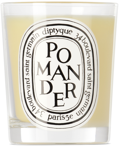 Diptyque Off-white Pomander Candle, 190 G In Na