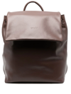 Marsèll Leather Embossed-logo Backpack In Braun