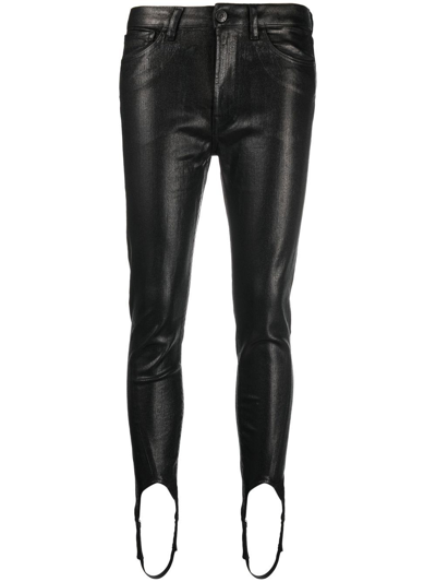 3x1 Skinny Stirrup Jeans In Schwarz