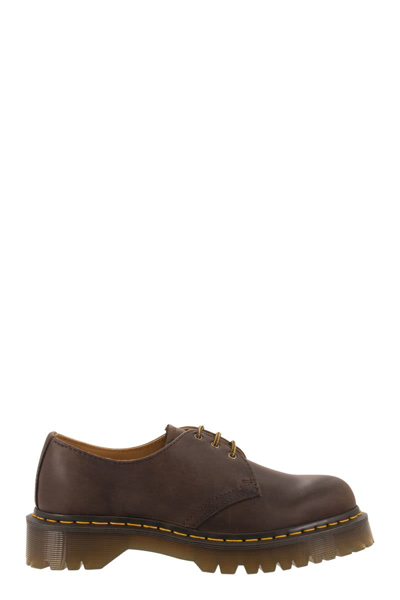 Dr. Martens' 1461 Bex Crazy Horse Leather Oxford Shoes In Brown