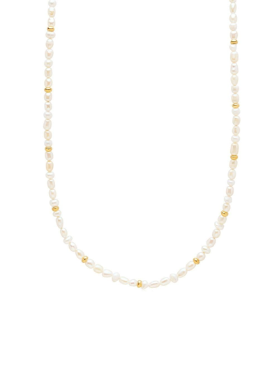 Nialaya Jewelry Mini Pearl Choker Necklace