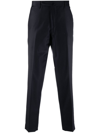 Dell'oglio Nagone Creased Cropped Trousers In Blau