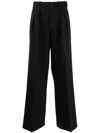 PLAN C PLEAT-DETAIL TAILORED TROUSERS