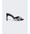 Coperni Mirror Embroidered Mules In Black