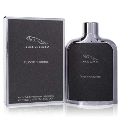 Jaguar Classic Chromite By  Eau De Toilette Spray 3.4 oz For Men In White