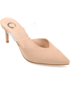 Journee Collection Women's Ollie Lucite Strap Heels In Tan