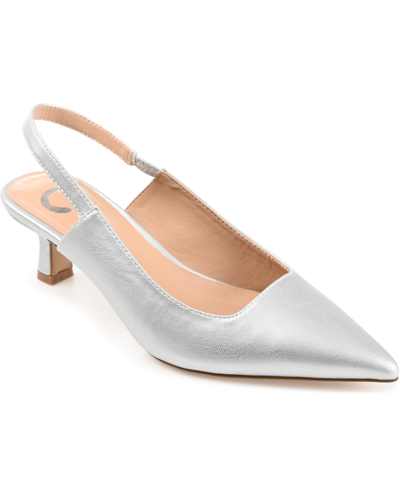 JOURNEE COLLECTION WOMEN'S PAULINA POINTED TOE SLINGBACK PUMPS