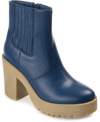 Journee Collection Women's Riplee Platform Bootie In Blue