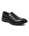Deer Stags Men's Refine Memory Foam Water Repellant Slip-on Moc-toe Loafer Shoes In Black