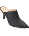 Journee Collection Shiyza Faux Leather Mule Pump In Black