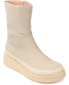 Journee Collection Collection Women's Tru Comfort Foam Cristen Bootie In Cream