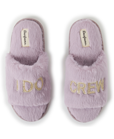 Dearfoams Bride And Bridesmaids Slide Slippers, Online Only In Multi