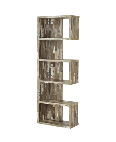 Coaster Home Furnishings Travis Rustic Style Bookcase In Salvaged