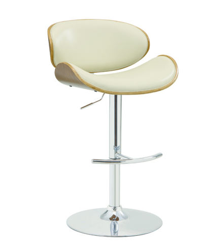 Coaster Home Furnishings Lompoc Adjustable Bar Stool In Beige Over