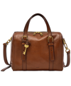 Fossil Rachel Small Leather Satchel In Brown