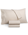 MARTHA STEWART COLLECTION CLOSEOUT! MARTHA STEWART ESSENTIALS PRINTED MICROFIBER 4-PC. SHEET SET, KING, CREATED FOR MACY'S BED