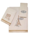 AVANTI PARIS BOTANIQUE EMBROIDERED COTTON BATH TOWELS