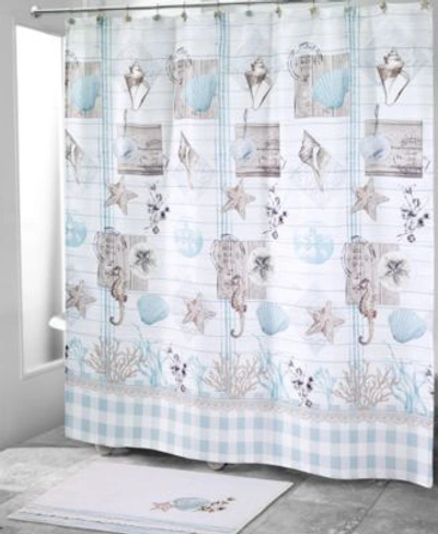 Avanti Farmhouse Shell Shower Curtain Collection Bedding In Multi