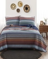 Brooklyn Loom Met Stripe Yarn Dye Quilt Set Collection In Multi