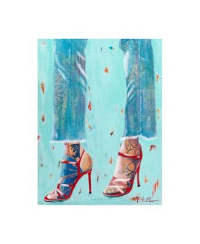 Trademark Global Pamela K. Beer Red Heels Canvas Art Collection In Multi