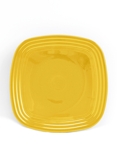 Fiesta 9.25" Square Luncheon Plate In Sunflower