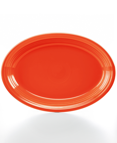 Fiesta Large Oval Platter 13" In Poppy