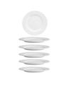 Fortessa Melamine Playa Blanca Plates, Set Of 6 In White