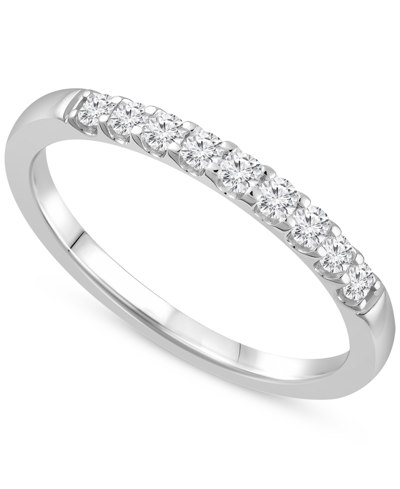 Forever Grown Diamonds Lab-created Diamond Band (1/4 Ct. T.w.) In Sterling Silver