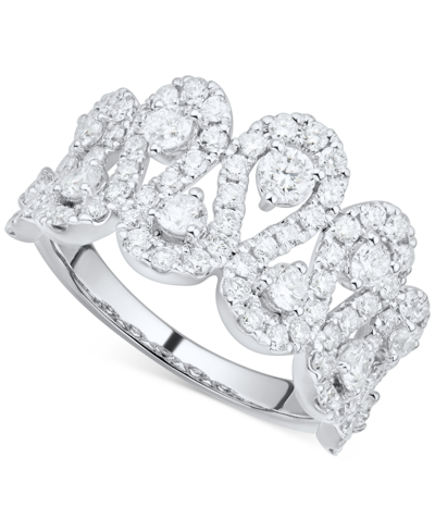 Grown With Love Lab Grown Diamond Tiara Ring (1-1/2 Ct. T.w.) In 14k White Gold