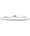 Forever Grown Diamonds Lab-created Diamond Bolo Bracelet (1/4 Ct. T.w.) In Sterling Silver In Sterling Silver