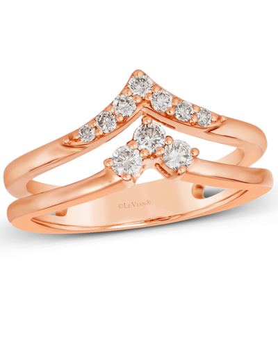 Le Vian Ring Featuring (1/3 Ct. T.w.) Nude Diamonds Set In 14k Rose Gold In K Strawberry Gold Ring