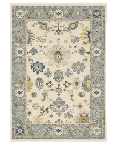 Jhb Design Lucca 8461 3'3" X 5' Area Rug In Ivory
