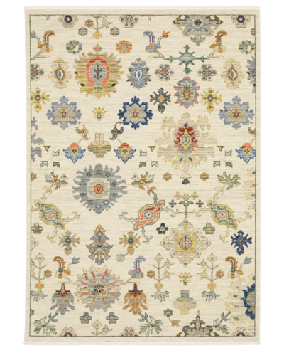 Jhb Design Serchio 5507sro 3'3" X 5' Area Rug In Ivory