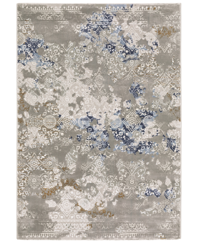 Jhb Design Peak 7111pk 6'7" X 9'6" Area Rug In Gray